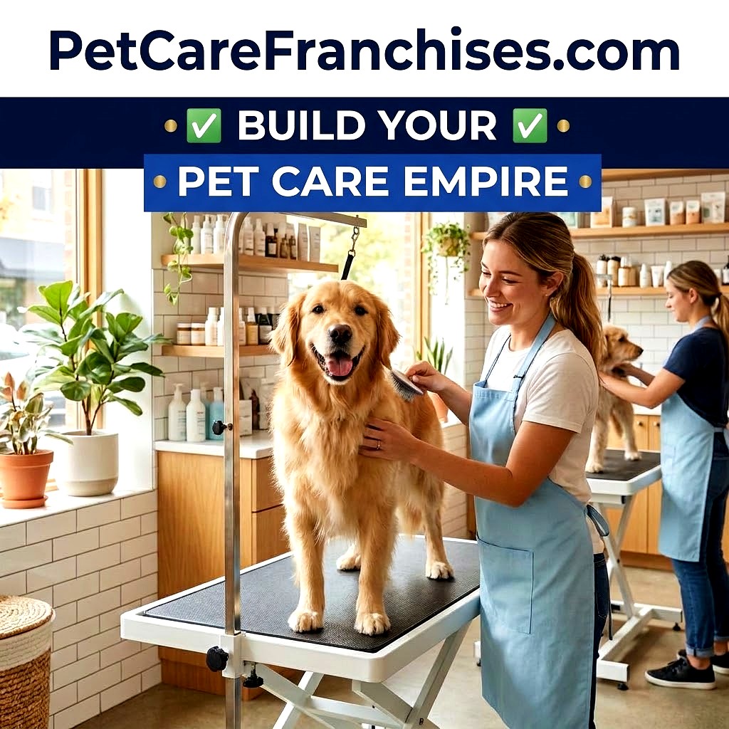 Pet Care Franchises Graphic Grooming